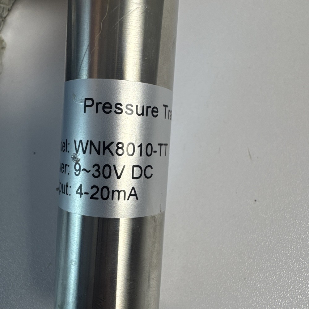 Submersible Level Transducer 4-20mA, 16ft depth range, 30 ft Cable, Transmitter