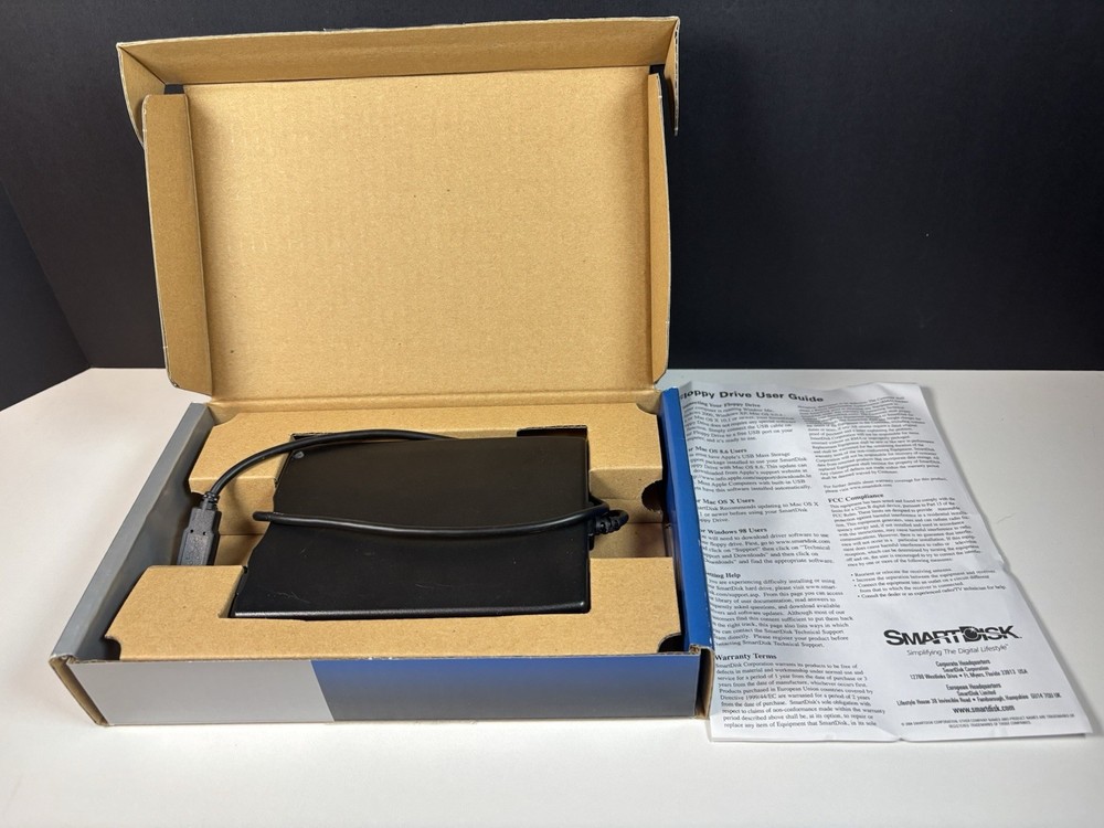 SmartDisk FDUSB-TM2 Mitsumi D353FUE Lot/2 USB External 3.5" Floppy Disk Drives