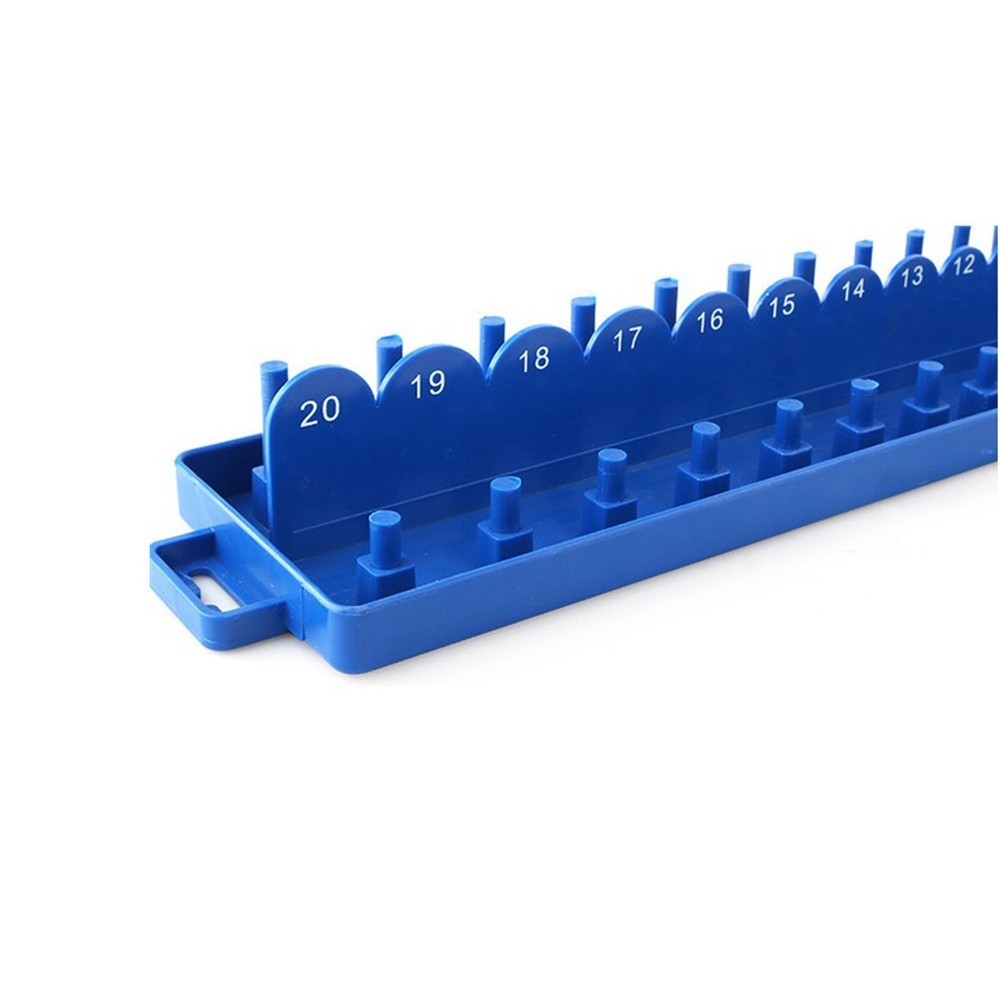 Socket Storage Organizer For Garage Workshop Metric Socket Tray Rack Holder