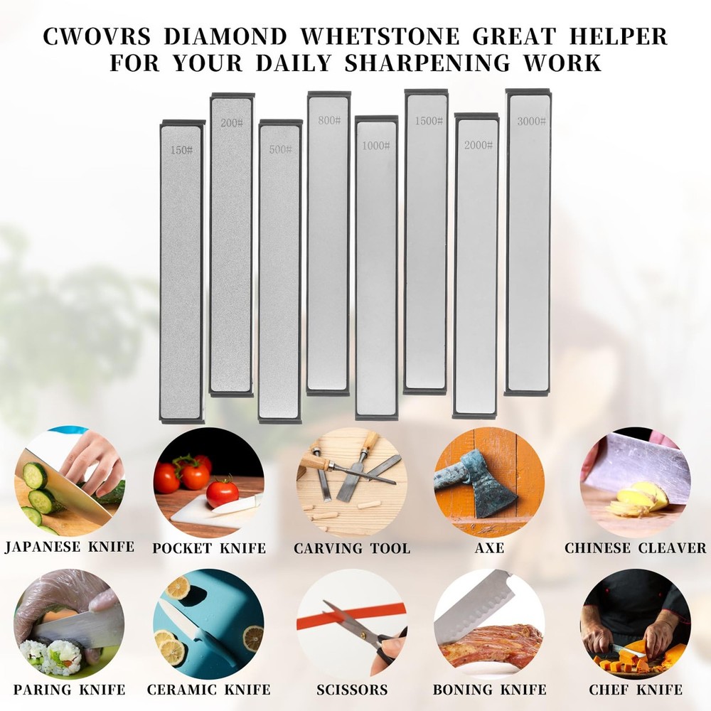 80-3000# Diamond Sharpener Sharpening Stone Dry/wet Milling Grinding Whetstone