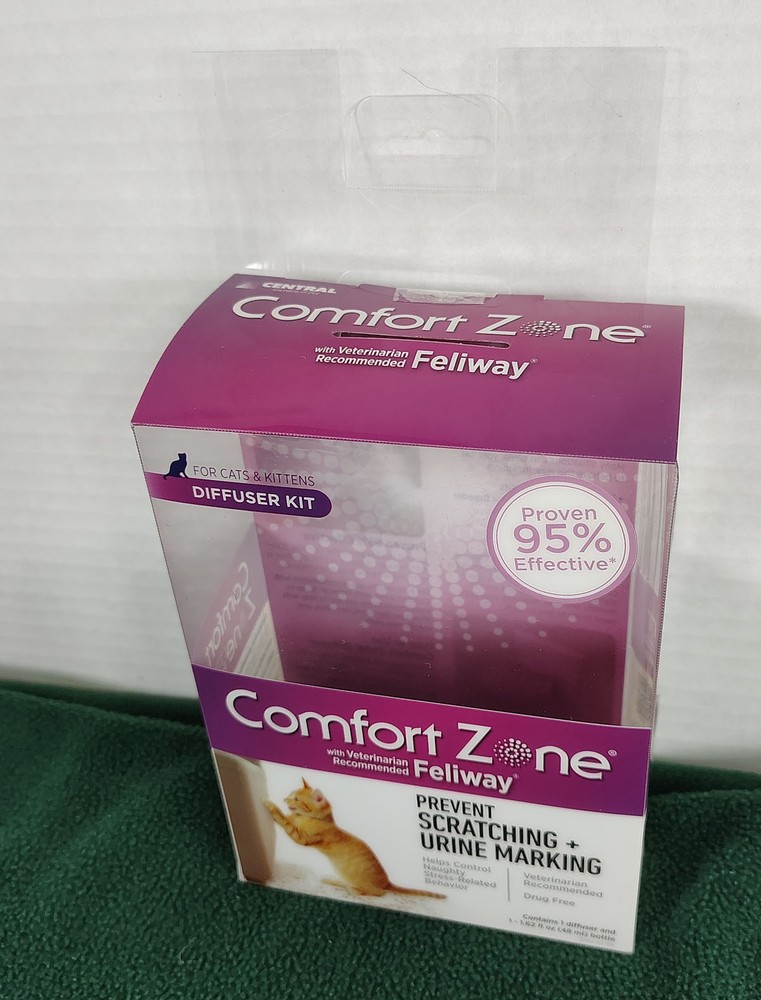 Comfort Zone Feliway Cat Pheromone Diffuser Plug-In Replacement Unit No Refill