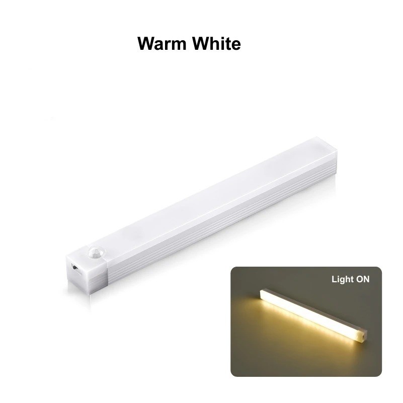 Motion Sensor LED Bar Light USB Rechargeable Magnetic Cabinet Kitchen Original