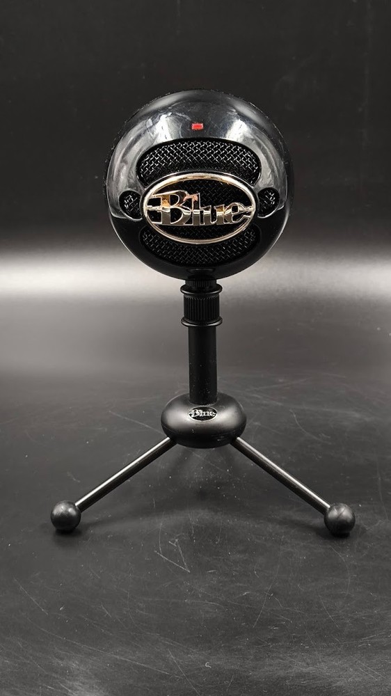 Blue Snowball USB Microphone Used Working Black