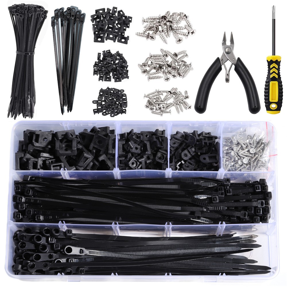 Self-Locking Cable Zip Tie Saddle Type Mounts Base,Mounting Hole Cable Ties