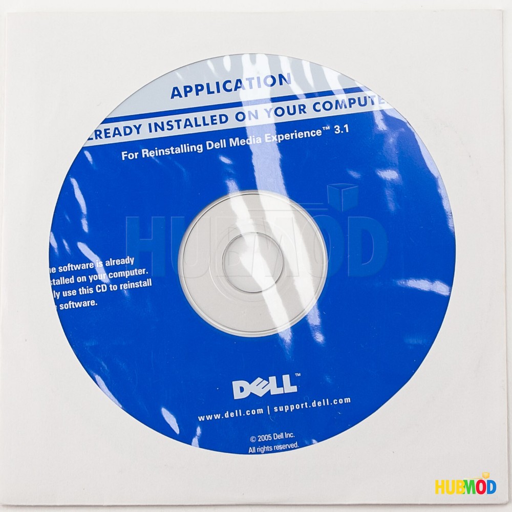 Dell Media Experience 3.1 Applications Software Install CD