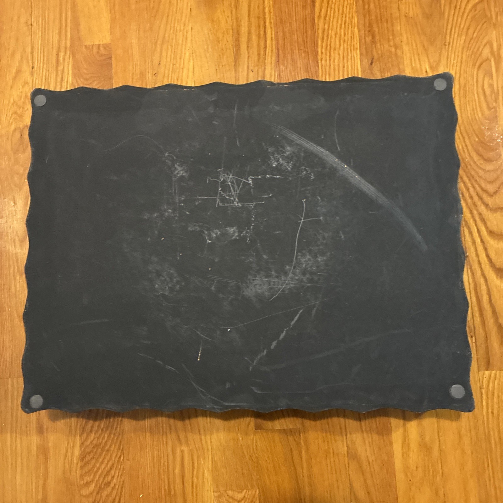 Wood Serving Tray with Handles 20x15 for Serving. Preowned