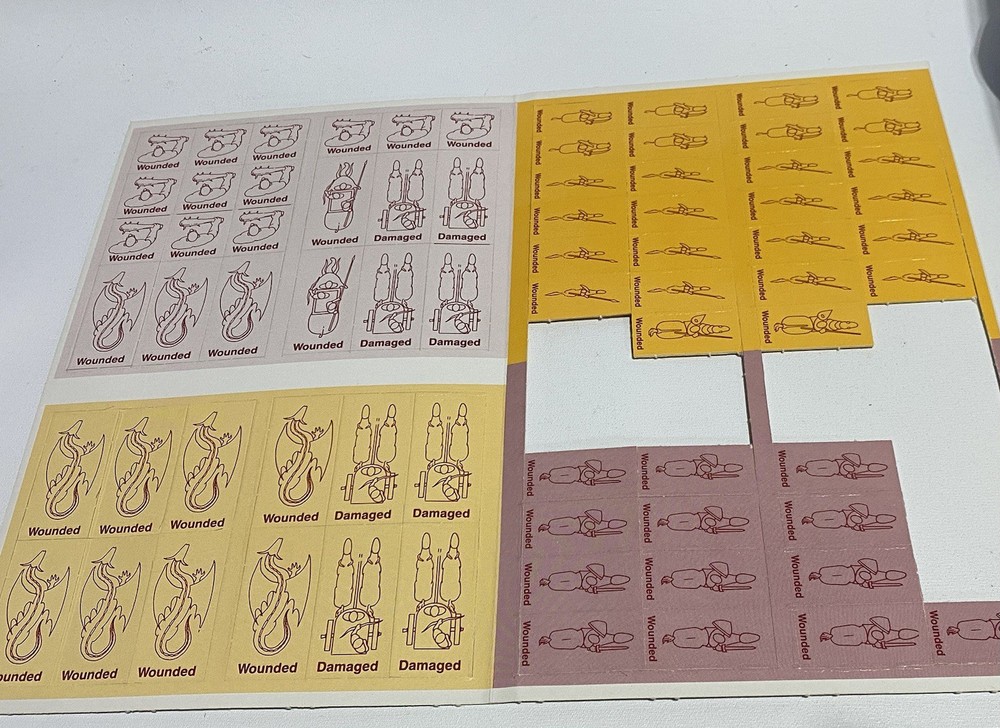 1985 Vtg Advanced D&D TSR Battle System 1019 Dungeon Dragons Missing Items