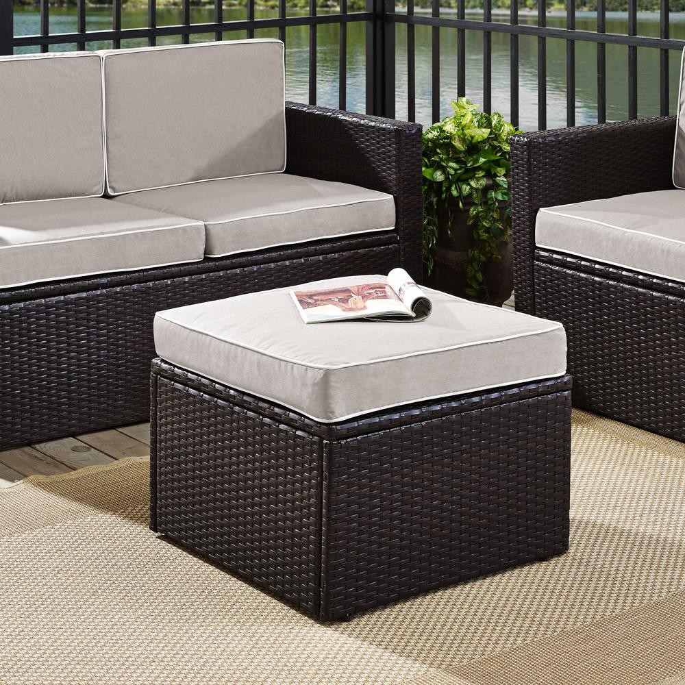 Palm Harbor Wicker Outdoor Ottoman