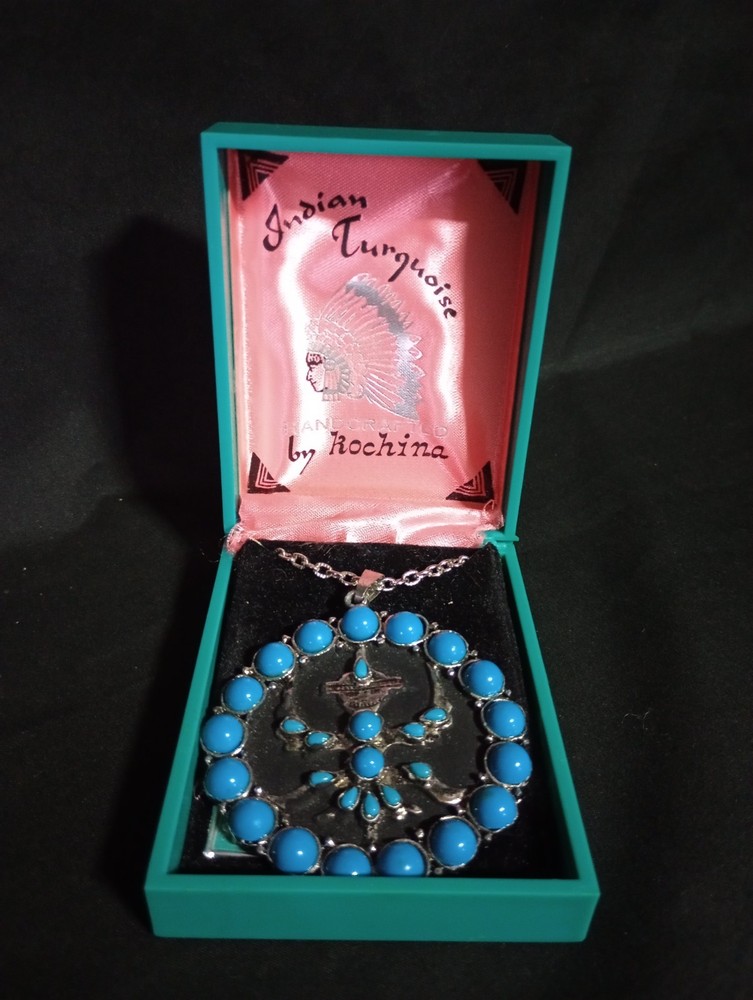 Indian Turquoise Hand Crafted By Rochina