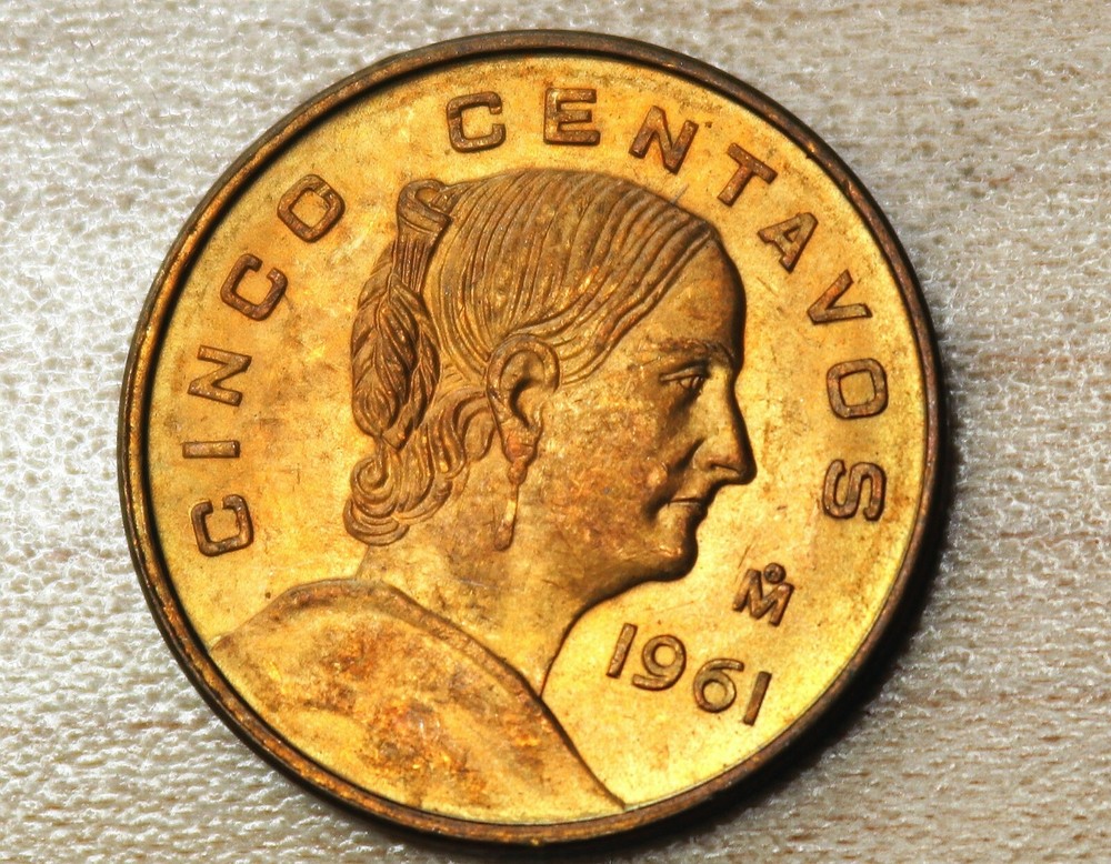 1961 Mexico 5 Centavos