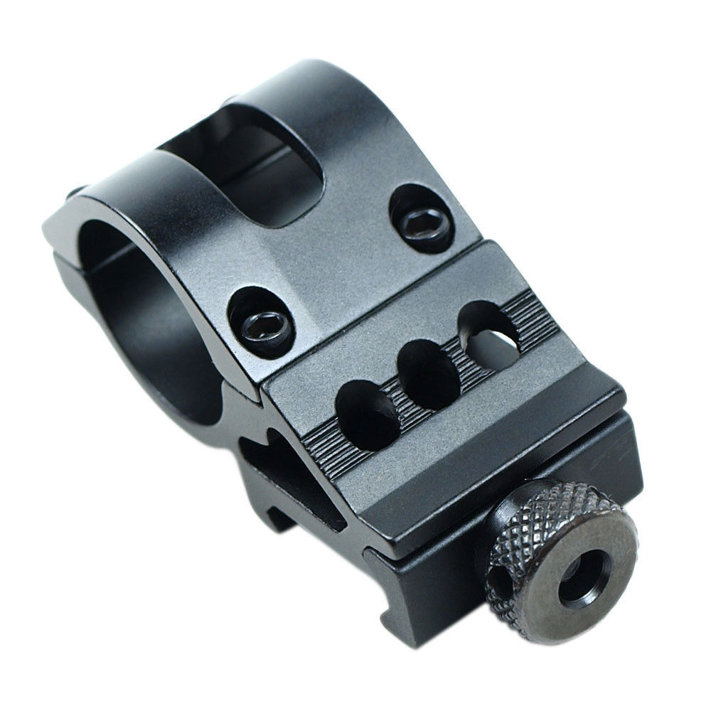 1" Diameter Low Profile See-Thru Scope Ring Offset Side Mount QD