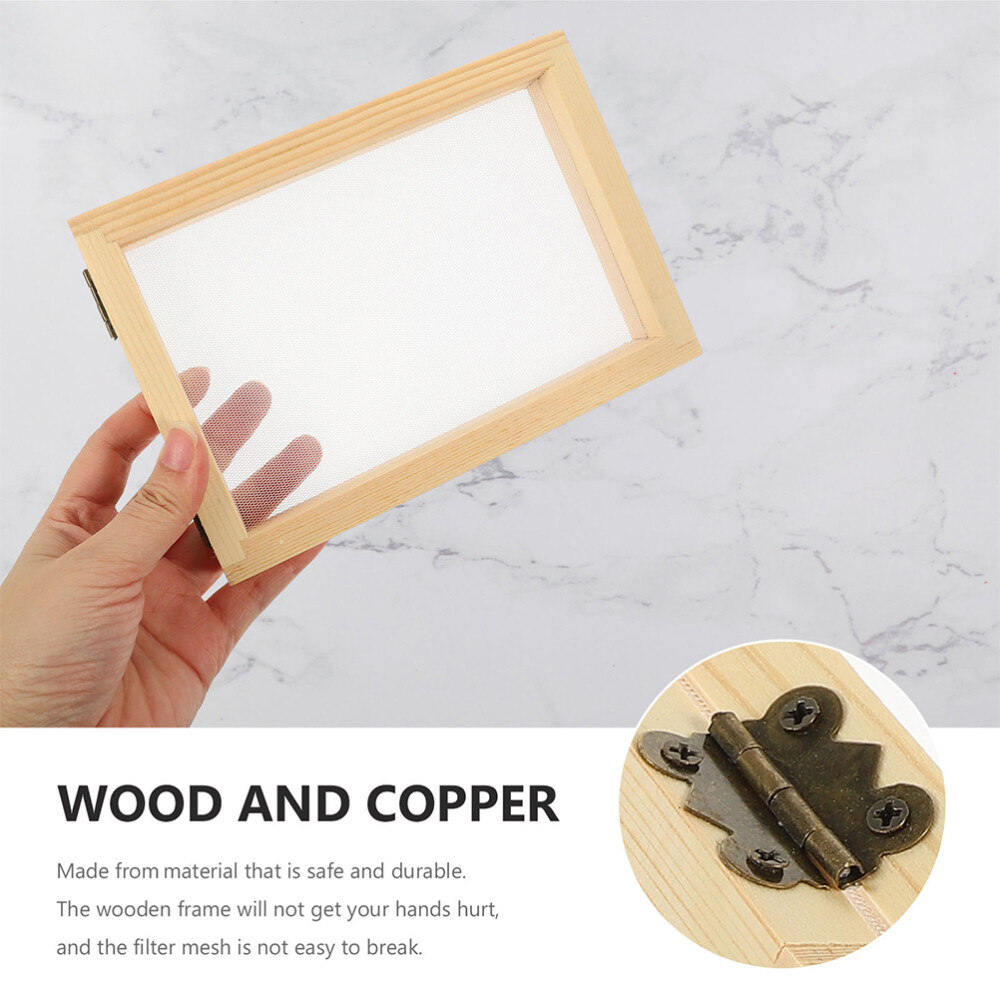 2PCS Paper Making Screens Copper Paper Frame Child DIY Craft Tools Making Deckle