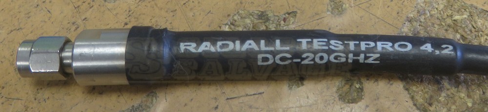 Radiall Test Pro 4.2 RF SMA Microwave Cable DC-20GHz 36"