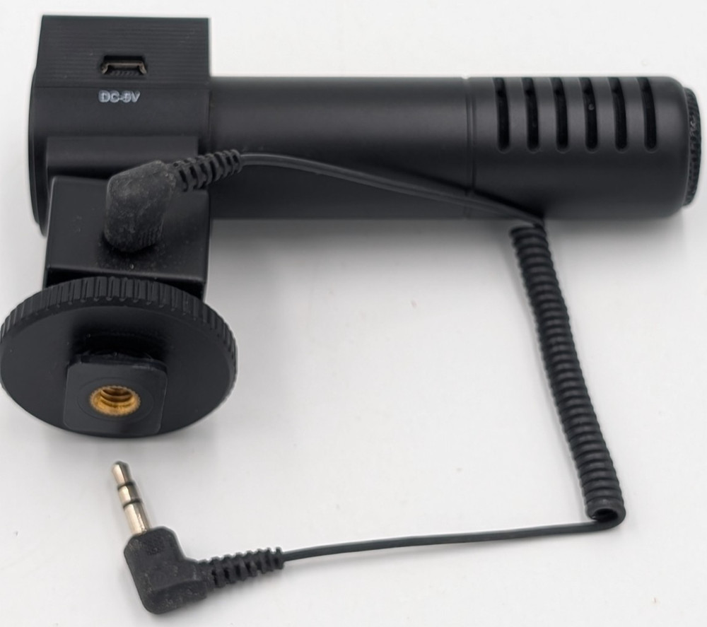 Video Camera Camcorder Stereo Microphone Model M105 UNTESTED