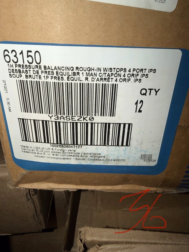 1 Moen 63150 M-PACT Valve 5 Function Hand