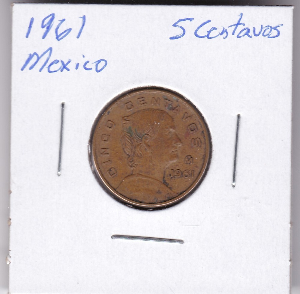 1961 Mexico 5 Centavos