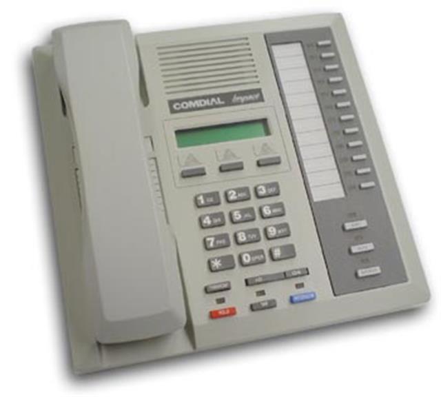 Comdial 8012S-PT Platinum Grey Phone