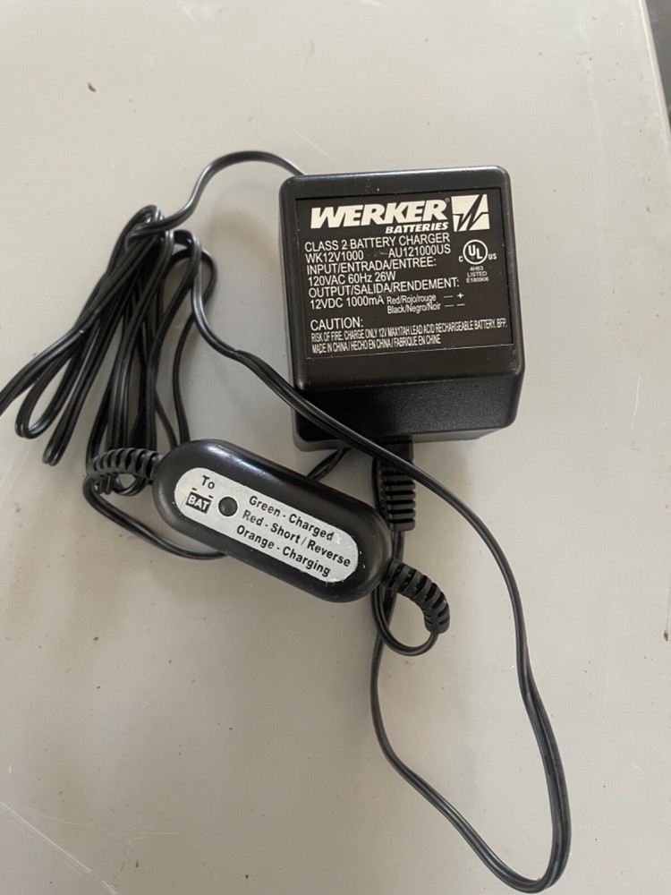 WERKER CLASS 2 BATTERY CHARGER