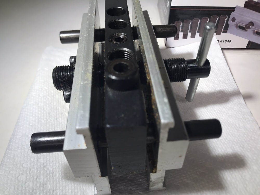 Self Centering Doweling Jig ~ 41345 ~ Precise Drilling Guide ~ Dowel Clamp Tool