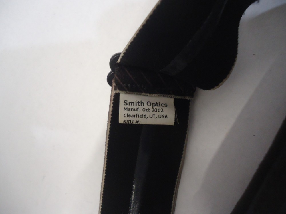 Smith Optics Ski Goggles Adjustable Ventilated Black Frame Great Shape
