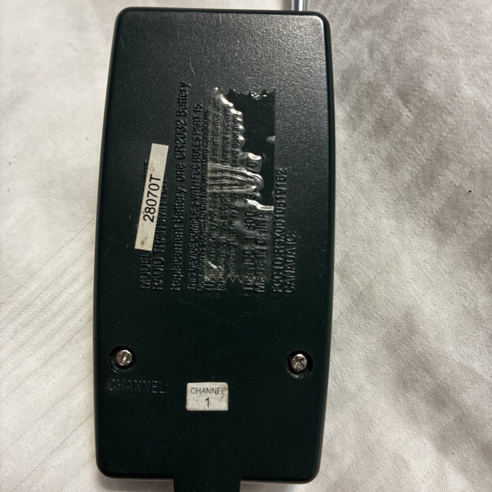 Westinghouse 28070T Radio Transmitter - Channel 1 Tested