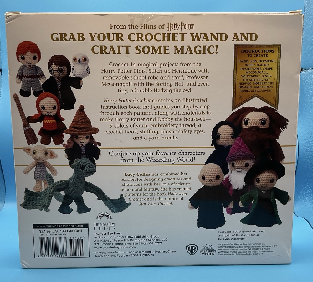 HARRY POTTER CROCHET KIT, 14 Projects, New,