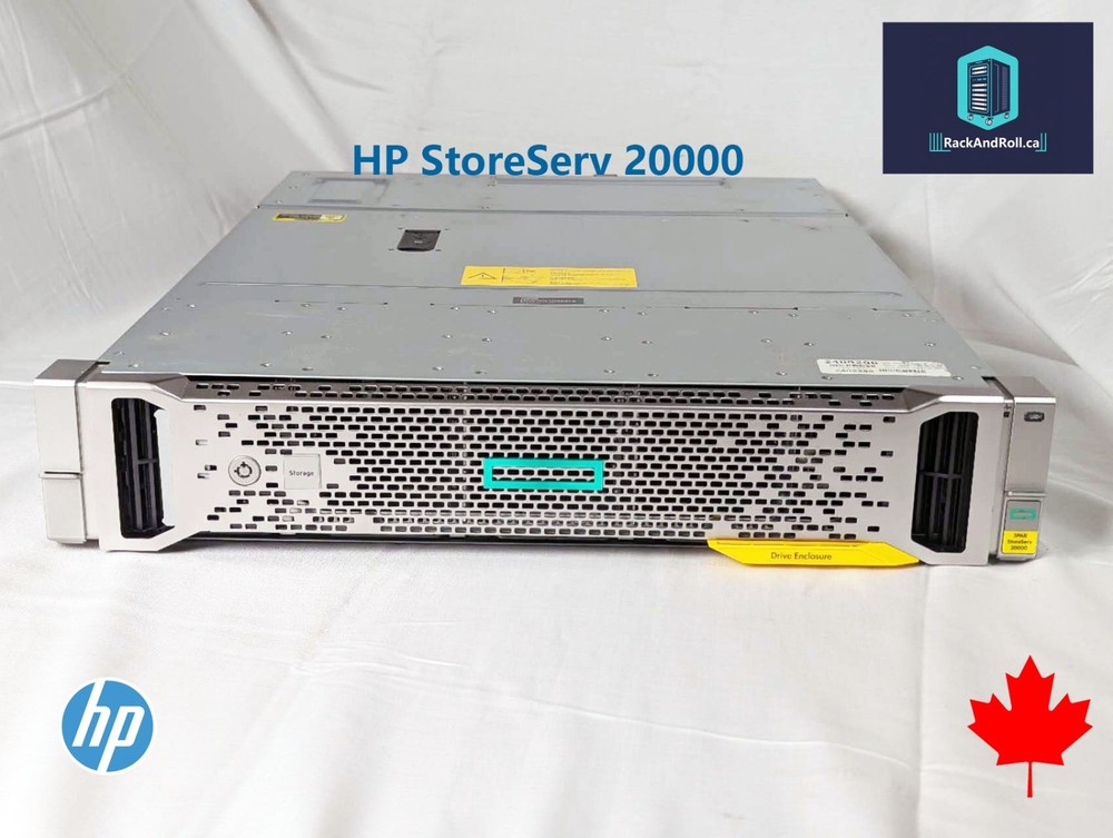 HPE 3PAR StoreServ 20000 Disk Array Enclosure E7Y15-63002, 3PARB-ST1329, Rails