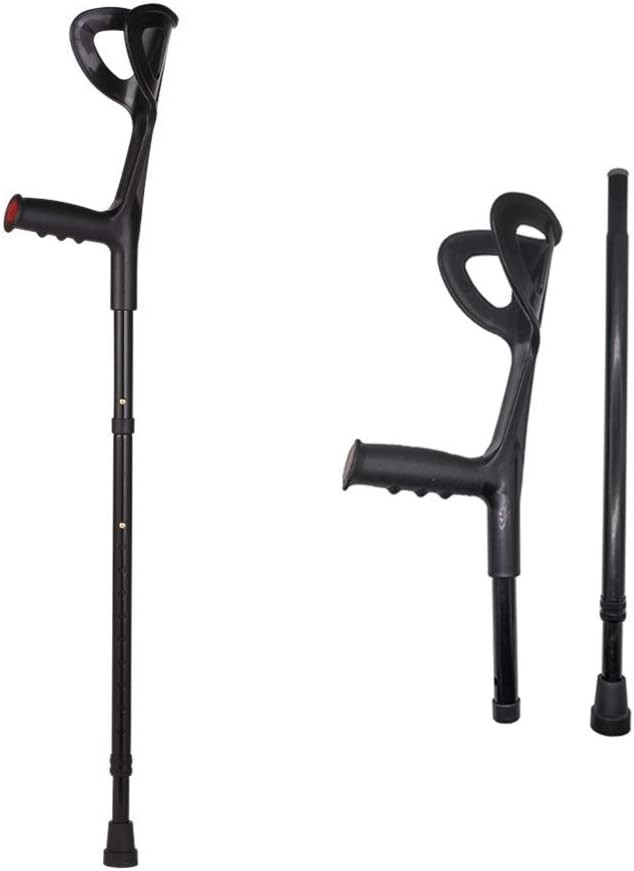 Lightweight Foldable Forearm Crutch with Ergonomic Handle - 72-94cm Adjustable