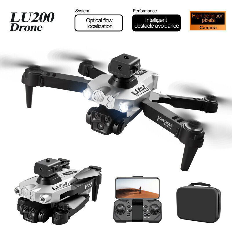 LU200 RC Drone WIFI Optical Flow 4K Dual Camera Obstacle Avoidance Quadcopter