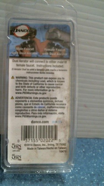 Danco Dual Thread Aerator (10476) FS