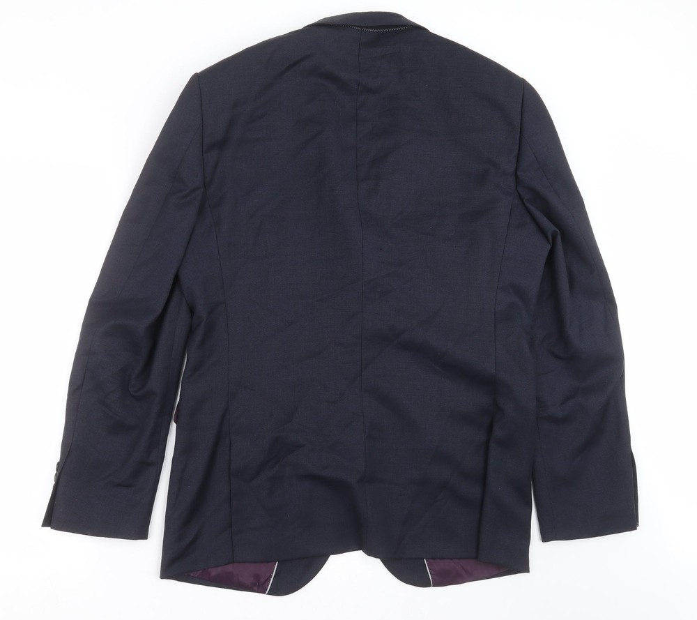 NEXT Mens Blue Wool Blend Suit Jacket Size 42