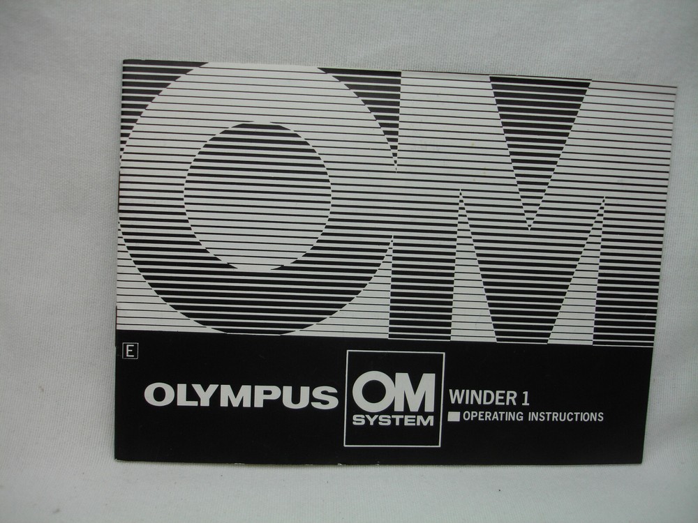 OLYMPUS winder 1 instructions / manual
