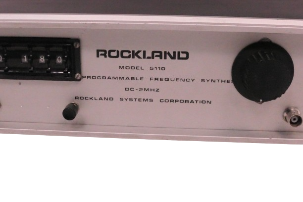 Rockland 5110 Remotely Programmable Frequency Synthesizer Working