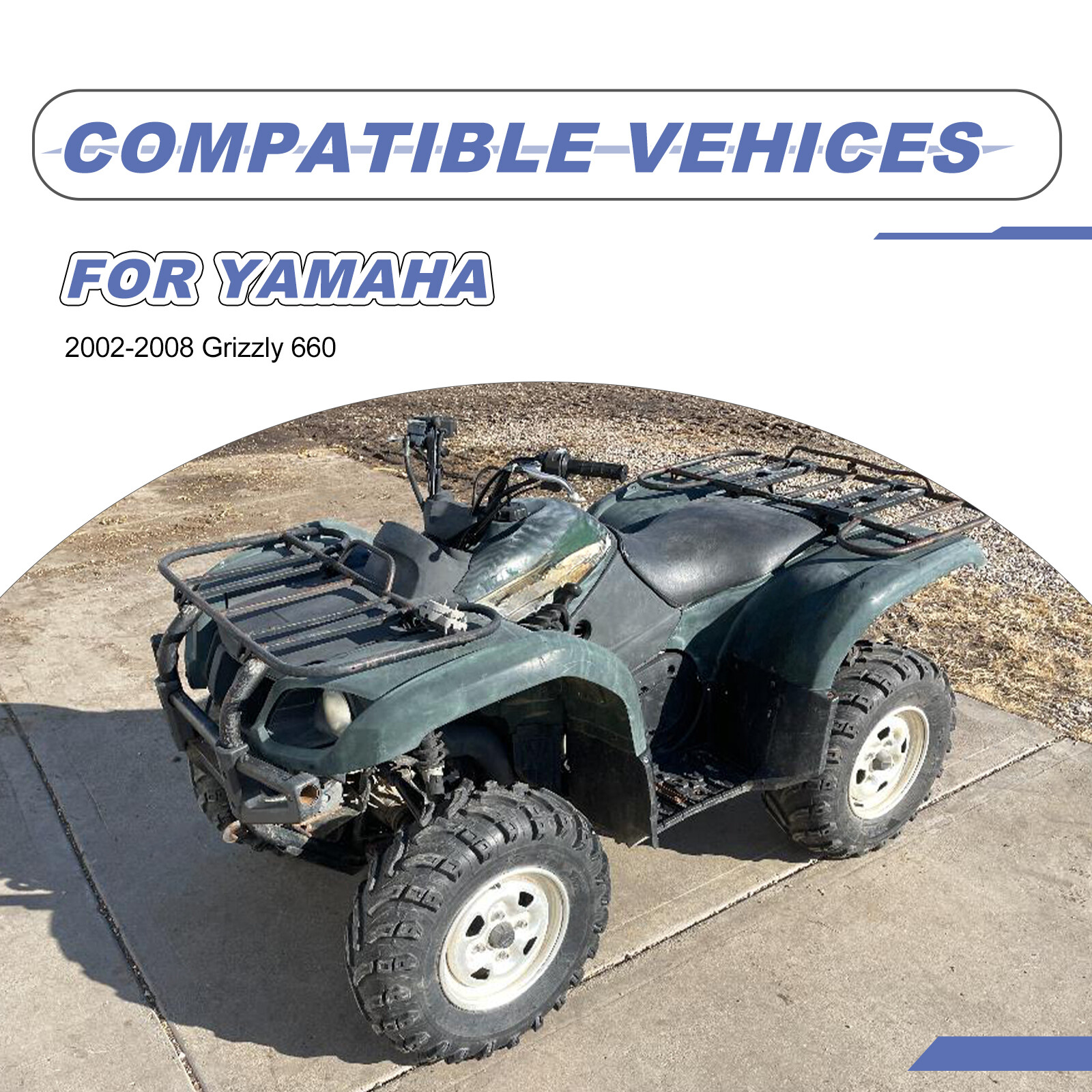 Air Filter Guide Box Cover Assembly Kit for Yamaha Grizzly 660 2002 2003 2004-08