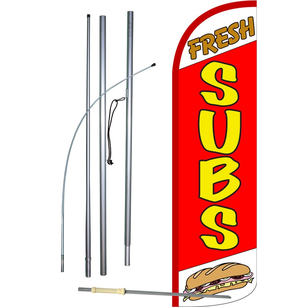 Fresh Subs Swooper Flag Kit