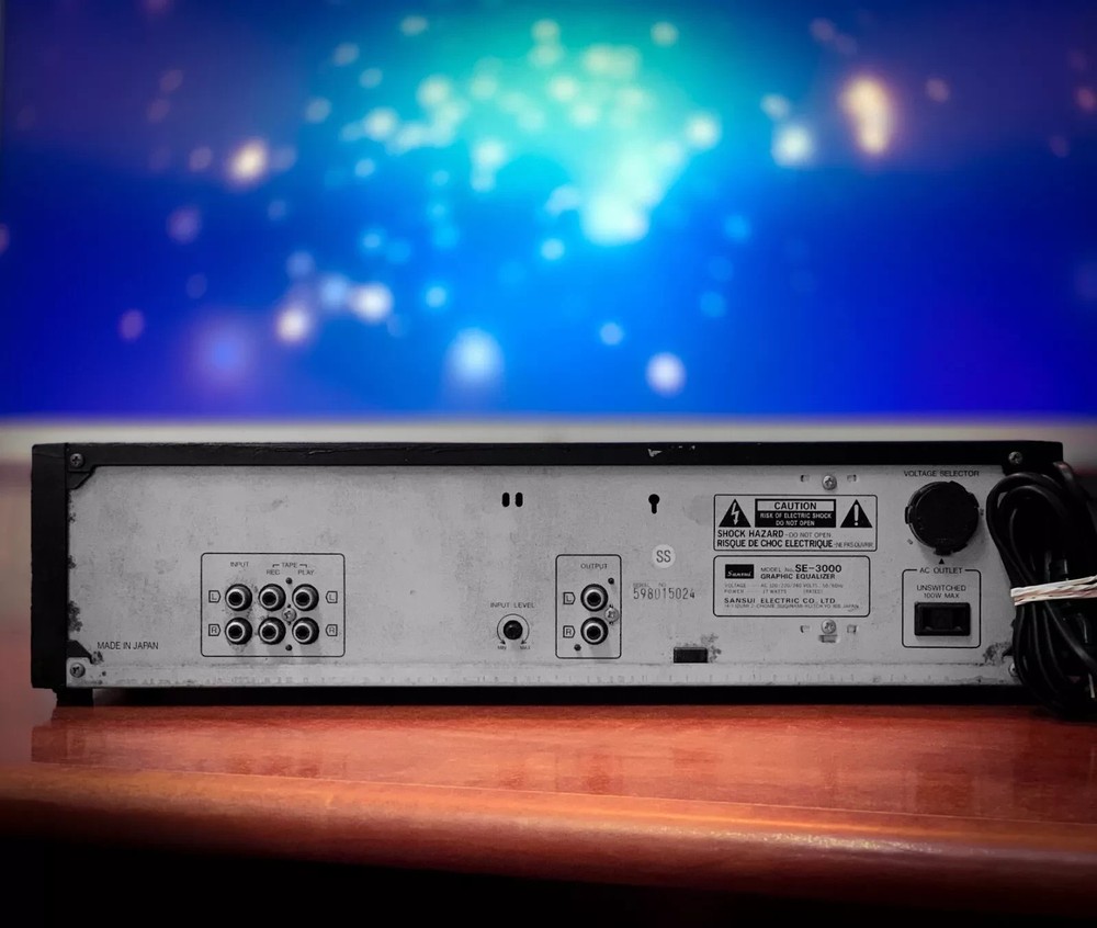 SANSUI SE-3000 🌈RaRe🌈 Vintage Stereo Graphic Equalizer
