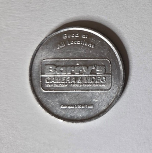 Barry's Camera & Video Aluminium Token 25mm