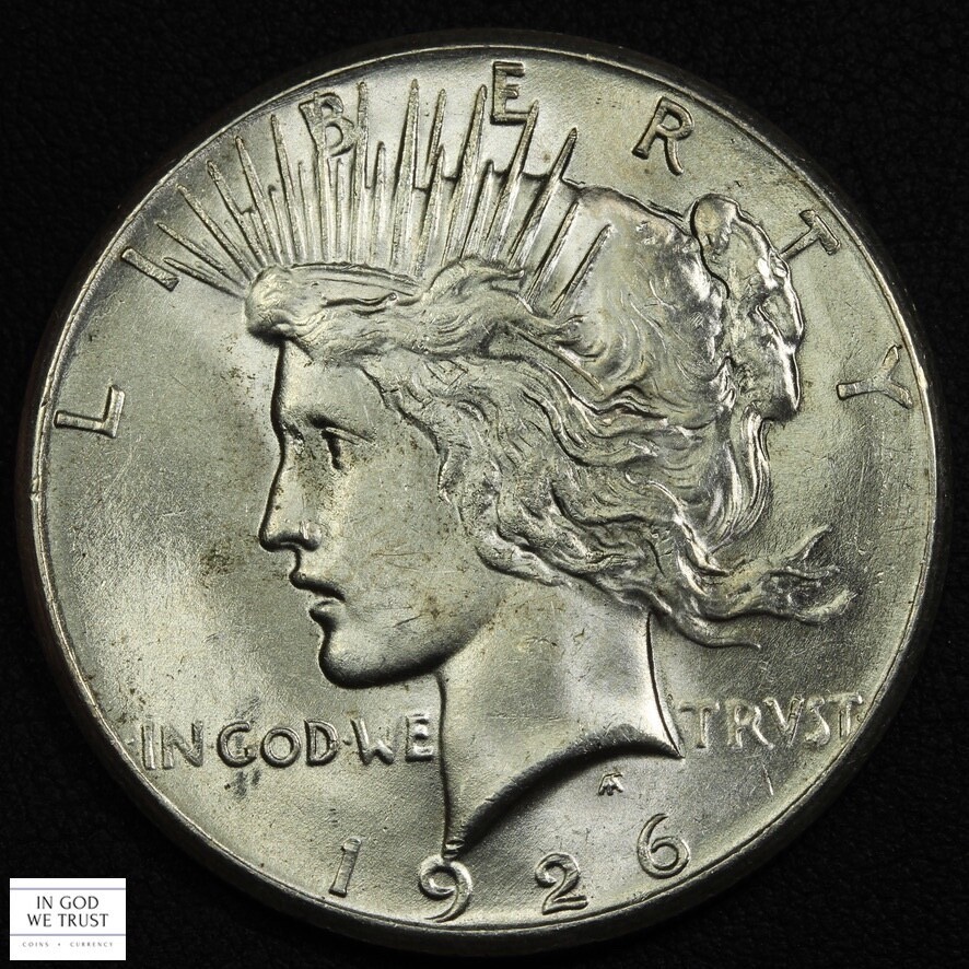 1926 Peace Silver Dollar $1 (MS BU BRILLIANT UNCIRCULATED)