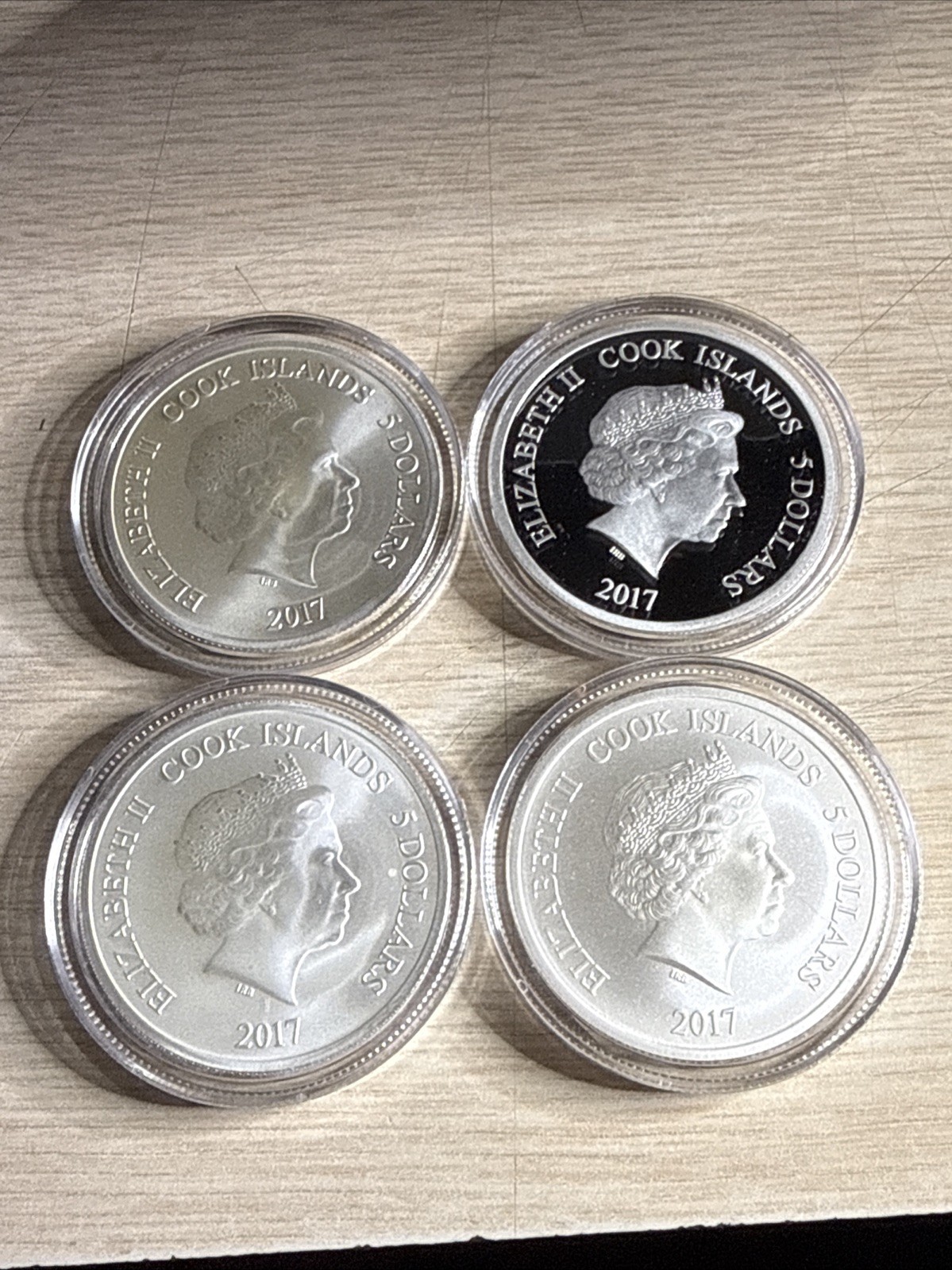 2017 Upper Deck Grandeur .999 Troy Ounce Silver Hockey 4 Coin Lot Jagr Price