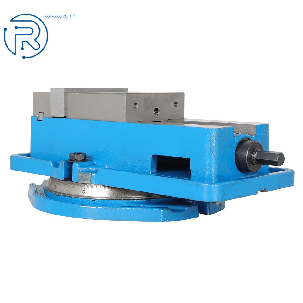 4" Lockdown Vise Precision Milling Machine Bench Clamp Vice With Base New