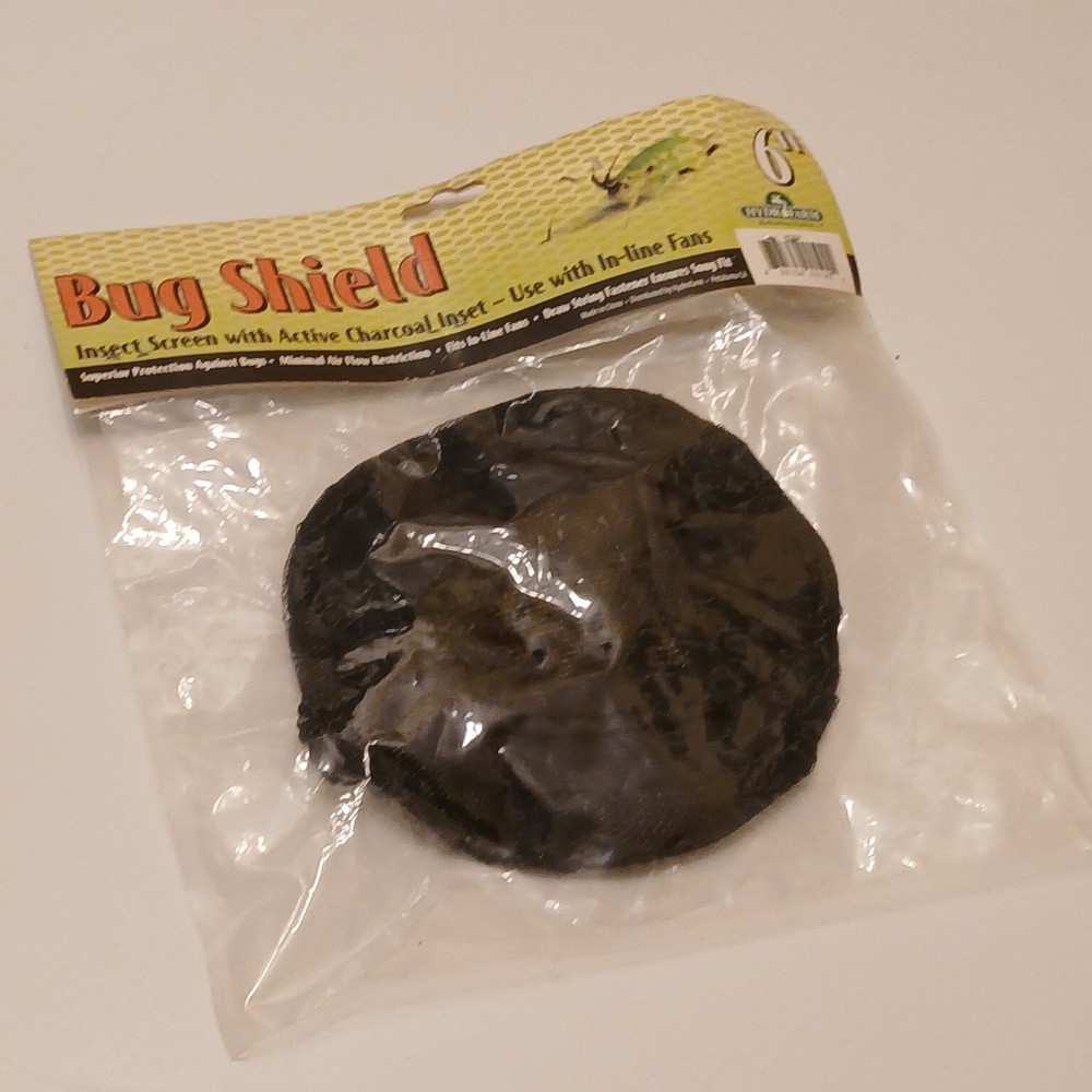 Hydrofarm Bug Shield 6" – Inline Duct Pest Screen – NOS