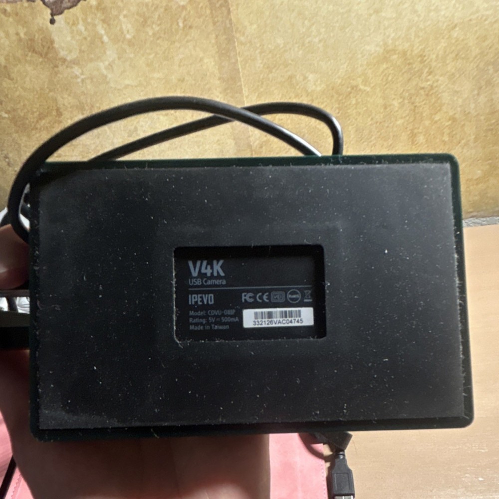 IPEVO V4K USB Document Camera CDVU-08BF Presentation Equipment