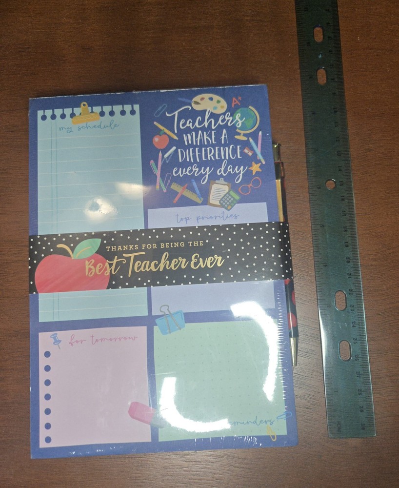 Clemintine Paper Inc Notepad Set, Sealed, Teacher Appreciation Gift