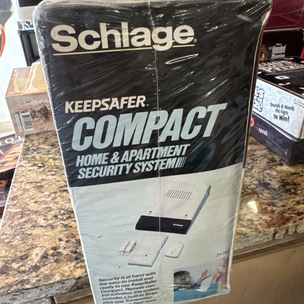 Schlage Keepsafer Compact Home & Apartment Security System w/ Remote 71-151