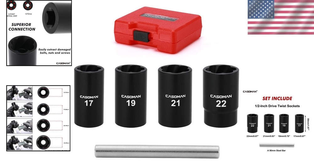 Corrosion-Resistant 5-Piece 1/2