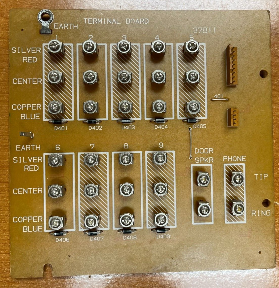 NuTone Terminal Board 37811 use w IM3003/IMA3003 Intercom System - USED
