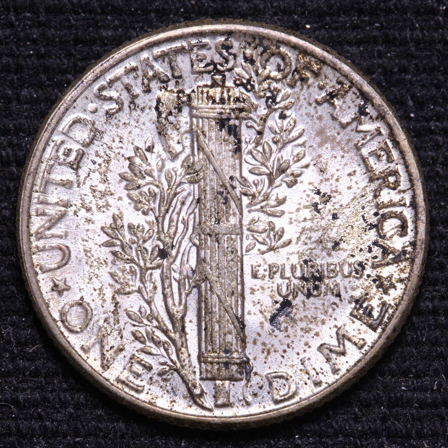 1945 Mercury Dime CHOICE BU FREE SHIPPING E816 AE