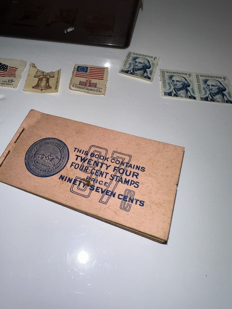 Small Stamp Collection, With A Stamp Box