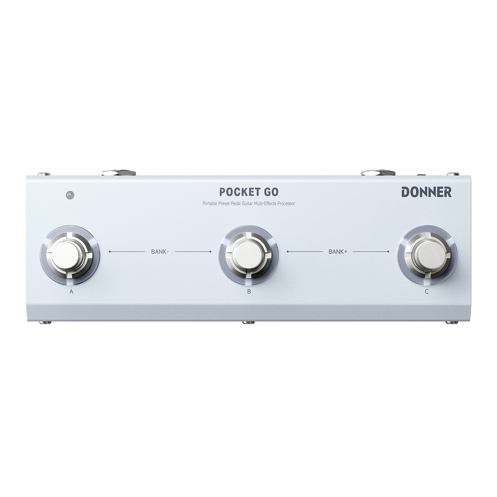 Donner Pocket Go Multi Effects Pedal 6 Effects Modules 21 Editable Presets