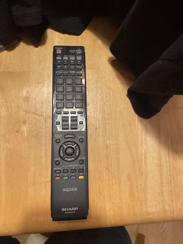 GA935WJSA Replace Remote Control for Sharp Aquos TV  “Tested”